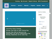 Tablet Screenshot of bplsonline.org